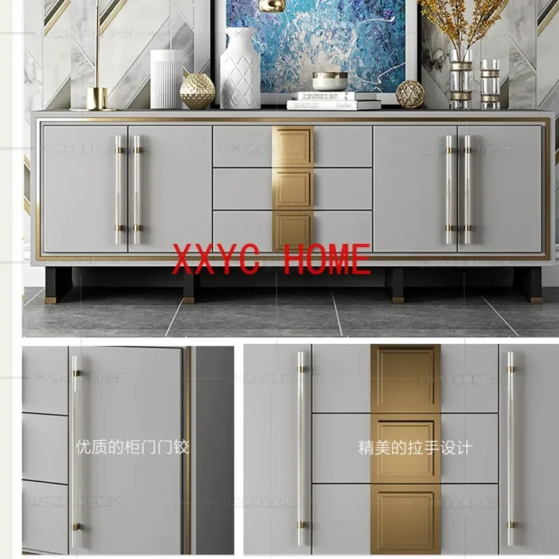 

Light Luxury Modern Minimalist Living Room High Decorative Floor Cabinet