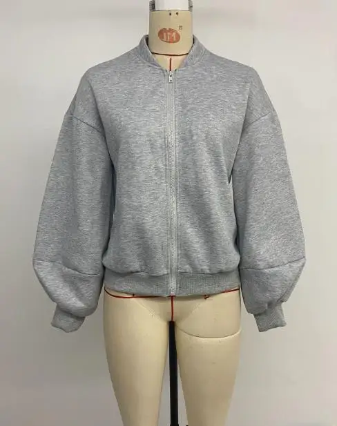 

Осень-зима 2022, новое ретро повседневное простое бейсбольное воротник с длинными рукавами, однотонное, с плюшевым толстым пальто, женская одежда