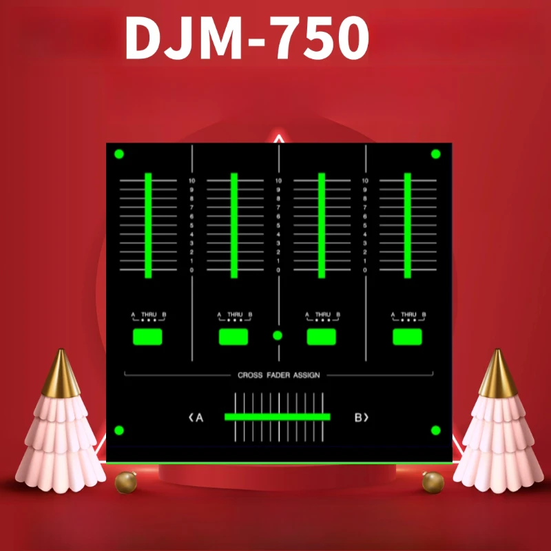 Pioneer DJM700 900 one two and three generations  850 750 mixing console panel film, fader position panel film.Not an iron plate