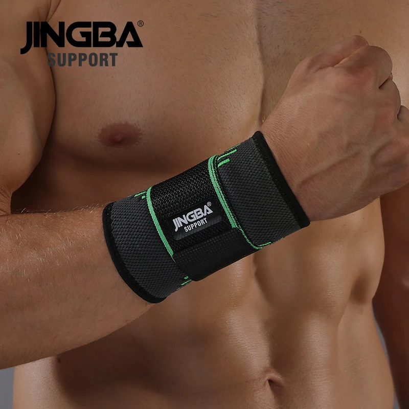 Supporto JINGBA 1 pz supporto per cinturino in Nylon fasciatura Fitness supporto per polso equipaggiamento protettivo fascia da polso uomo Tennis