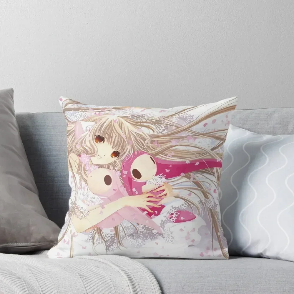 

pink chobits chii Throw Pillow christmas pillowcases pillow cover christmas christmas ornaments 2025 Plaid Sofa pillow