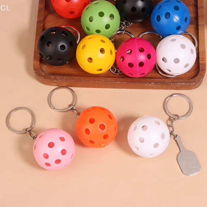 Яркий-брелок-с-веслом-pickleball-Подвеска-с-полым-мячом-для-гольфа-для-любителей-мячей-dink-Идеальная-вечеринка-или-аксессуар-для-сумки
