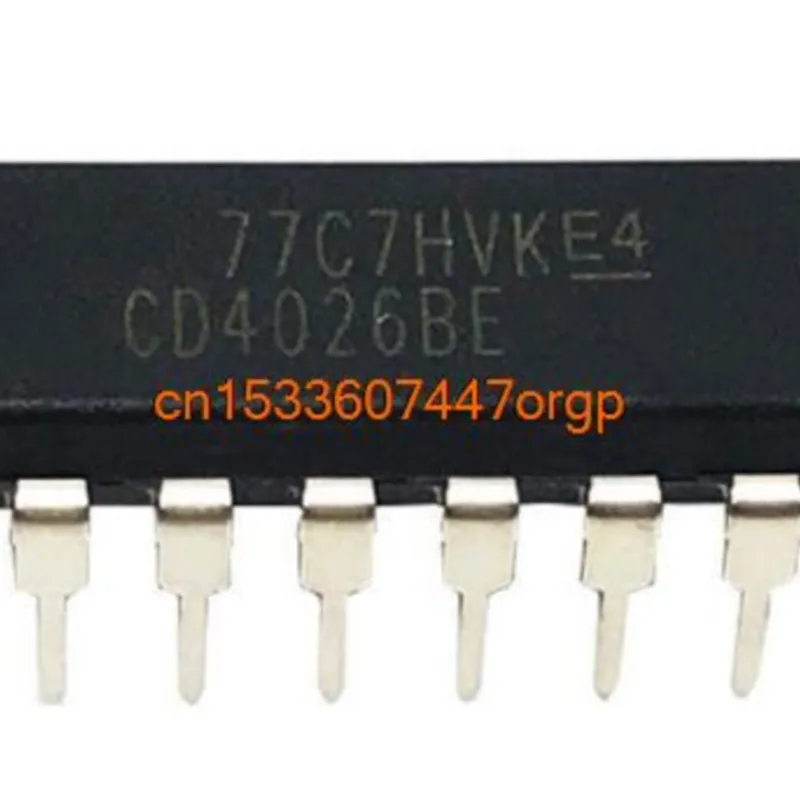 

Free shipping 10pcs/lot CD4026BE CD4026 4026 DIP16