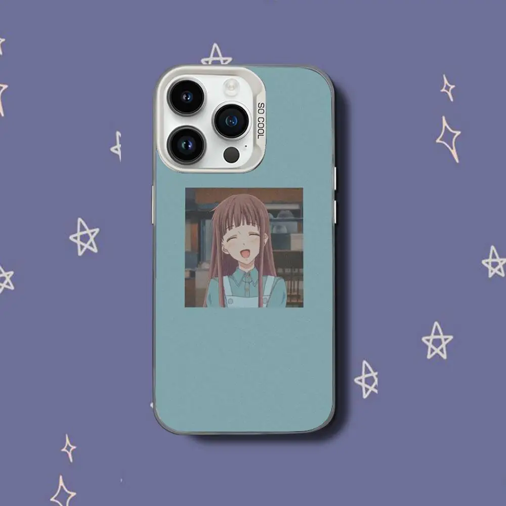 حافظة هاتف أنيمي Fruit B-Baskets لهاتف iPhone 17,16,15,14,13,12,11,Pro,XS,Max,Plus,Mini,SE غطاء مقاوم للصدمات من الحلوى البيضاء غير اللامعة #3