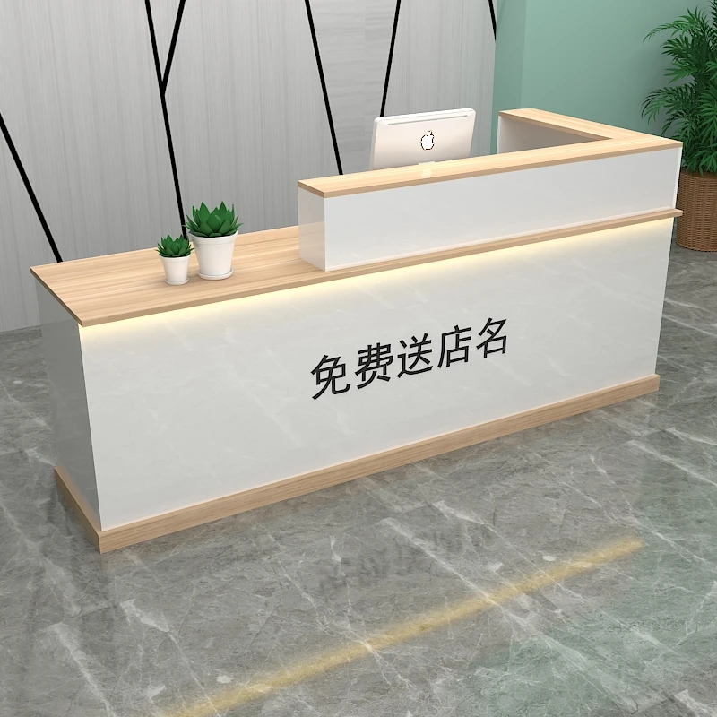 Corner Desk Modern Counter Reception Podium Cashier Reception Desk Beauty Salon Empfangstheke Kosmetik Office Furniture