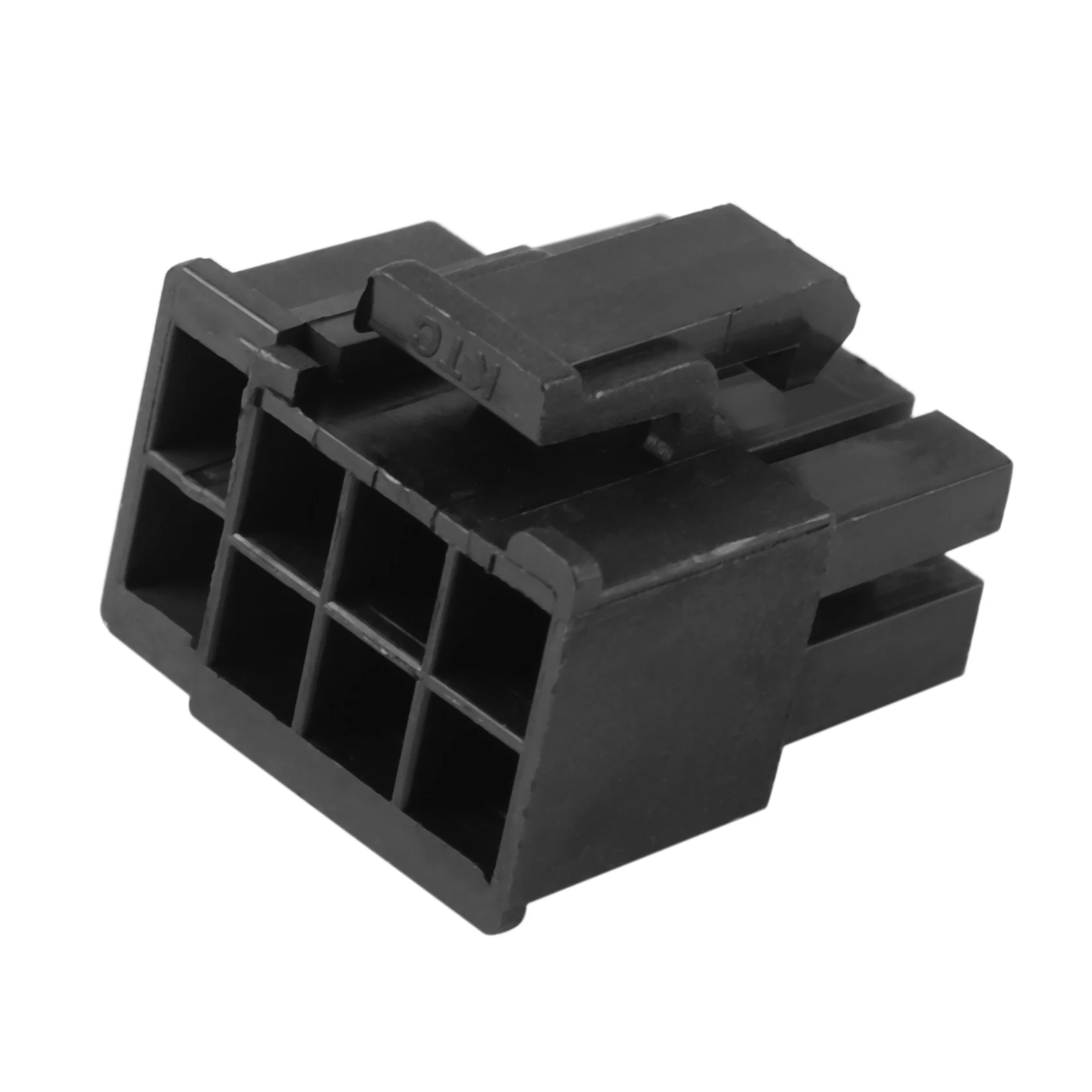 30Pcs 4.2mm 6+2 Pin 8P 8PIN Male Power Connector Plastic Shell for PC Computer ATX Graphics Card GPU,Black