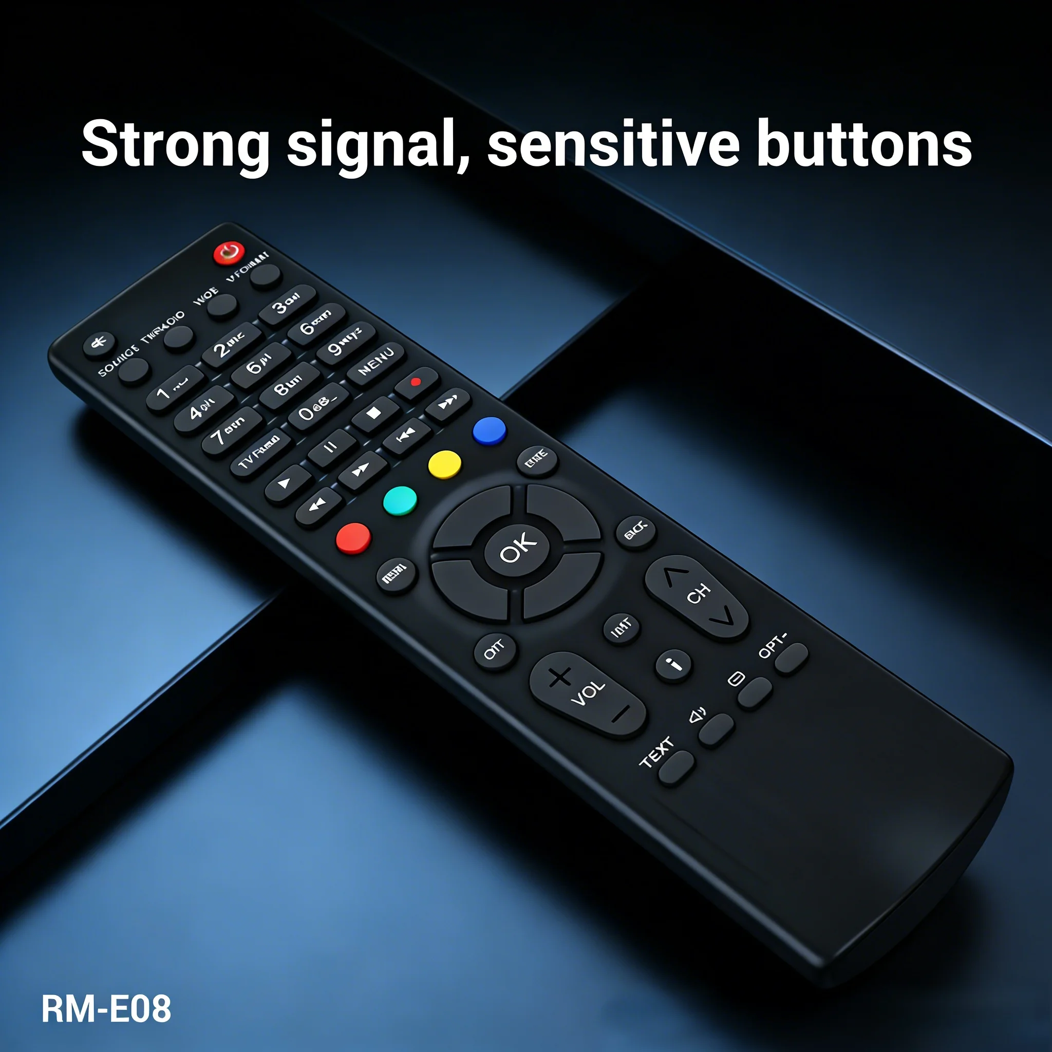 

RM-E08 Smart Set Top Box TV Remote Control Replacement Compatible with VAHD-3100S Television Box