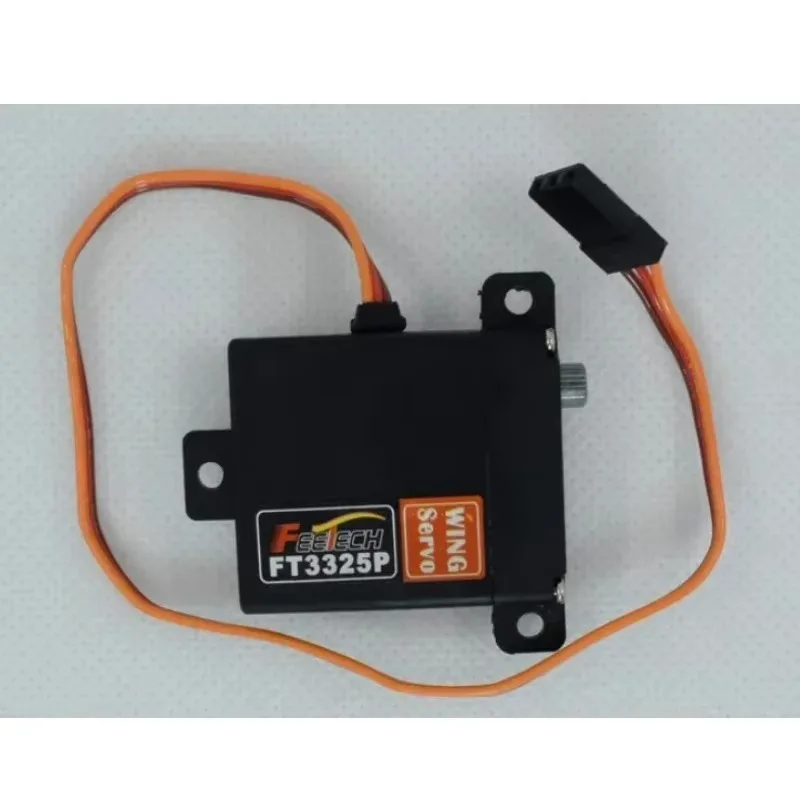 Ft3325p rc asa servo corpo fino 7kg.cm servo digital de alta velocidade com caixa de engrenagens de metal para asa fixa rc drone robô como jx servo