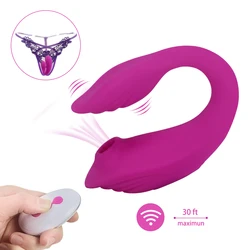 10 Modes Wearable Vagina Sucking Vibrator G Spot Clit Sucker Nipple Clitoris Stimulator Remote Control Oral Sex Toy For Women