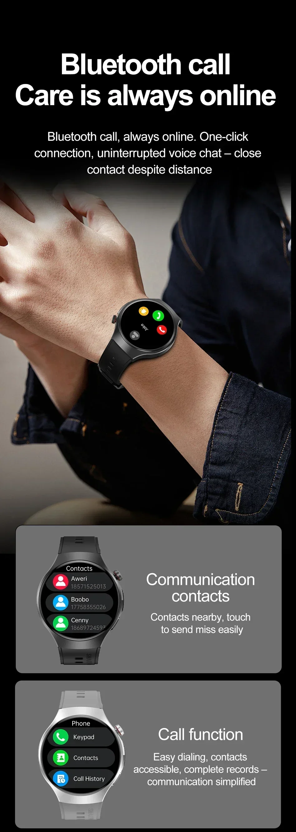 Sports Smart Watch with Bluetooth Calling, IP67 Water Resistance and 150+ Sports Modes description 10