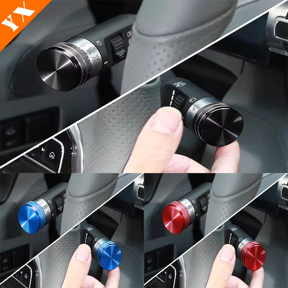 For Baic BJ40 40L 40PLUS Accessories 2024 Aluminium Alloy Car Steering Wheel Steering Wiper Control Lever Trim