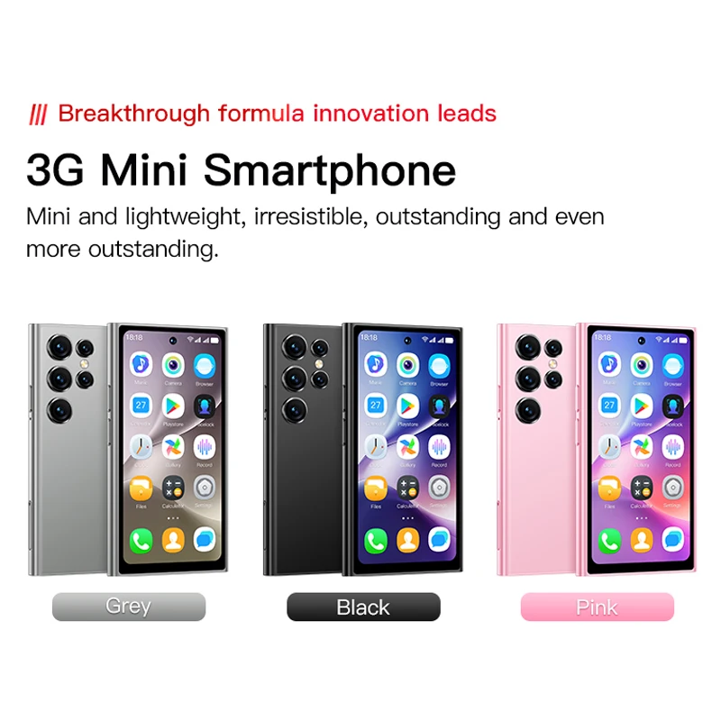 New Arrivals ONEMYTH S25 Pro Mini 3G Smartphone 4.0 Inch Full Screen Display 2000mAh 2GB RAM 16GB ROM Dual SIM With Play Store