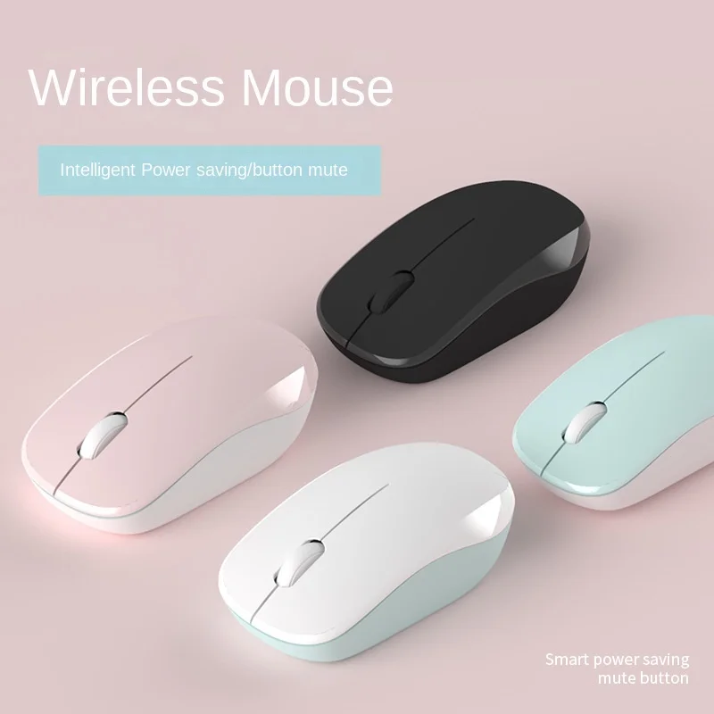 

Ultra-slim Mini Wireless Mouse 2.4G Cute Silent Gaming Mouse For Macbook Air Pro Lenovo Ergonomic Noiseless Computer Mice Women