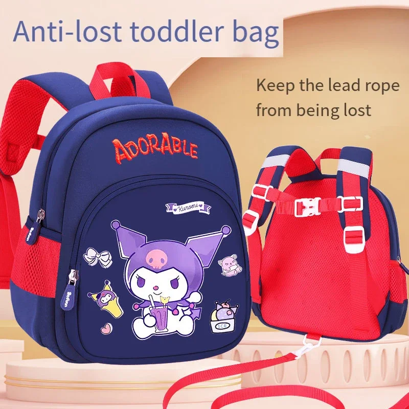 

Новый детский рюкзак Sanrios, школьная сумка с героями мультфильмов, милый водонепроницаемый рюкзак для мальчиков и девочек, большая вместимость, дышащие школьные принадлежности для студентов