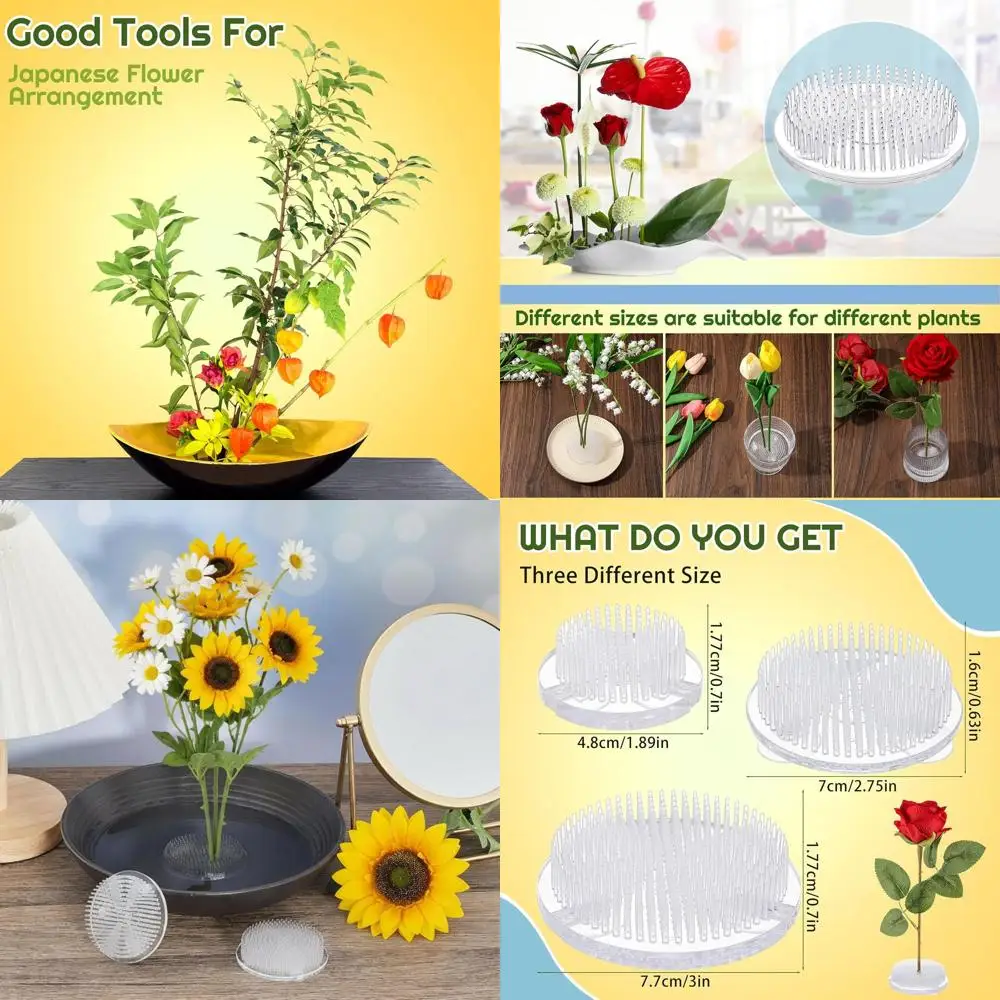 

2.8 Plastic Stems for Floral Arrangements, Vase Decor, Weddings, and Summer Activities (Clear)