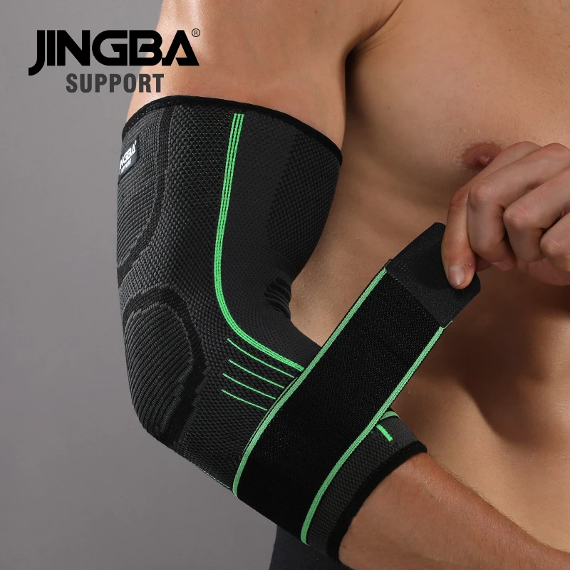 1 PC Gym Elastic Elbow Brace Golfer\'s Elbow Straps Compression Sleeve