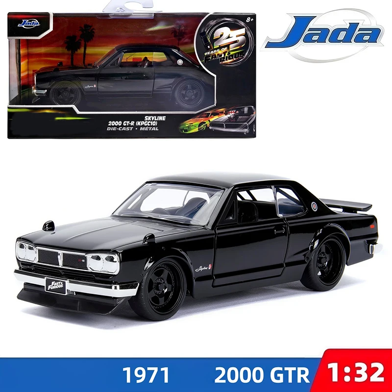 ジャダ-1-32スケール-1971年式-スカイライン-2000-gt-r-合金製カーモデル-ホリデーコレクション＆ギフト＆お土産-ディスプレイ玩具