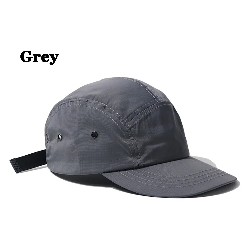 Mode verstellbarer Hut 5 Panel Kappe schnell trocknende Kappe Hysterese nhüte Unisex Baseball mützen Sonnen hüte – Detail 18