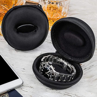 Portable Single Travel Zipper Case Watch Box Holding Wristwatch Smart Watch Protective Bag Pouch Cover Waterproof Gifts Boxes