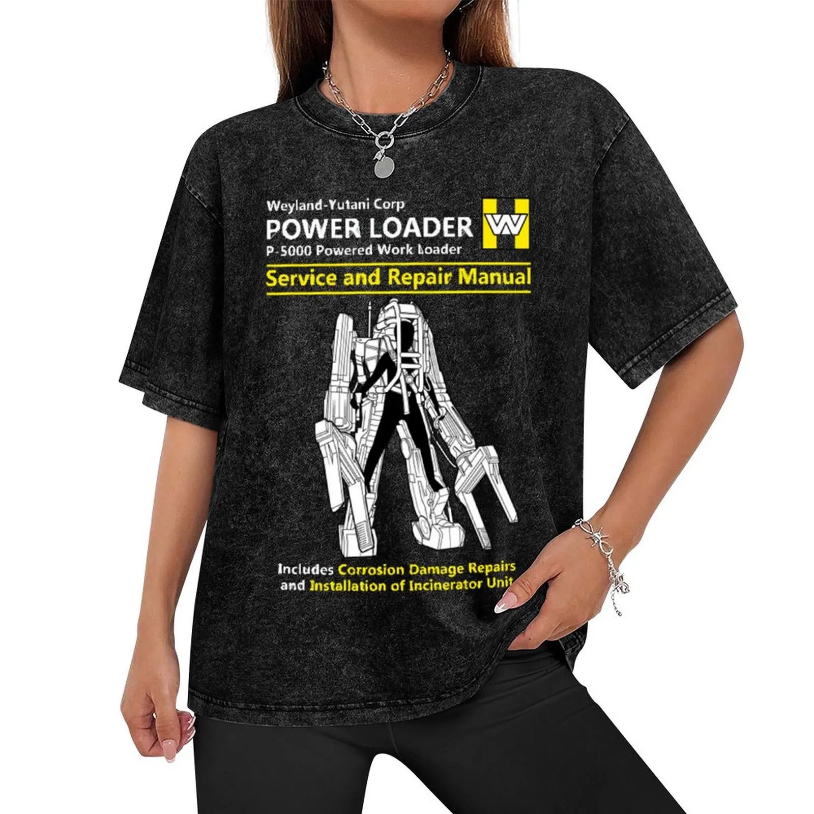 Power Loader Service and Repair Manual T-Shirt T-Shirt luxury designer clothes mens workout shirts