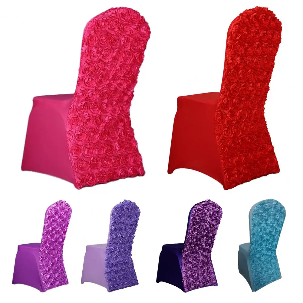 Fashion Banquet Chair Cover Practical Tear Resistant Soft Tear Resistant Spandex Chair Cover