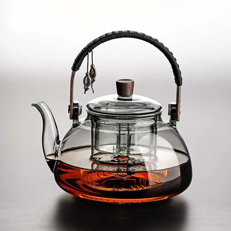

Japanese glass beam pot 100ML large-capacity special brewing teapot heating kettle household tea set tea brewer