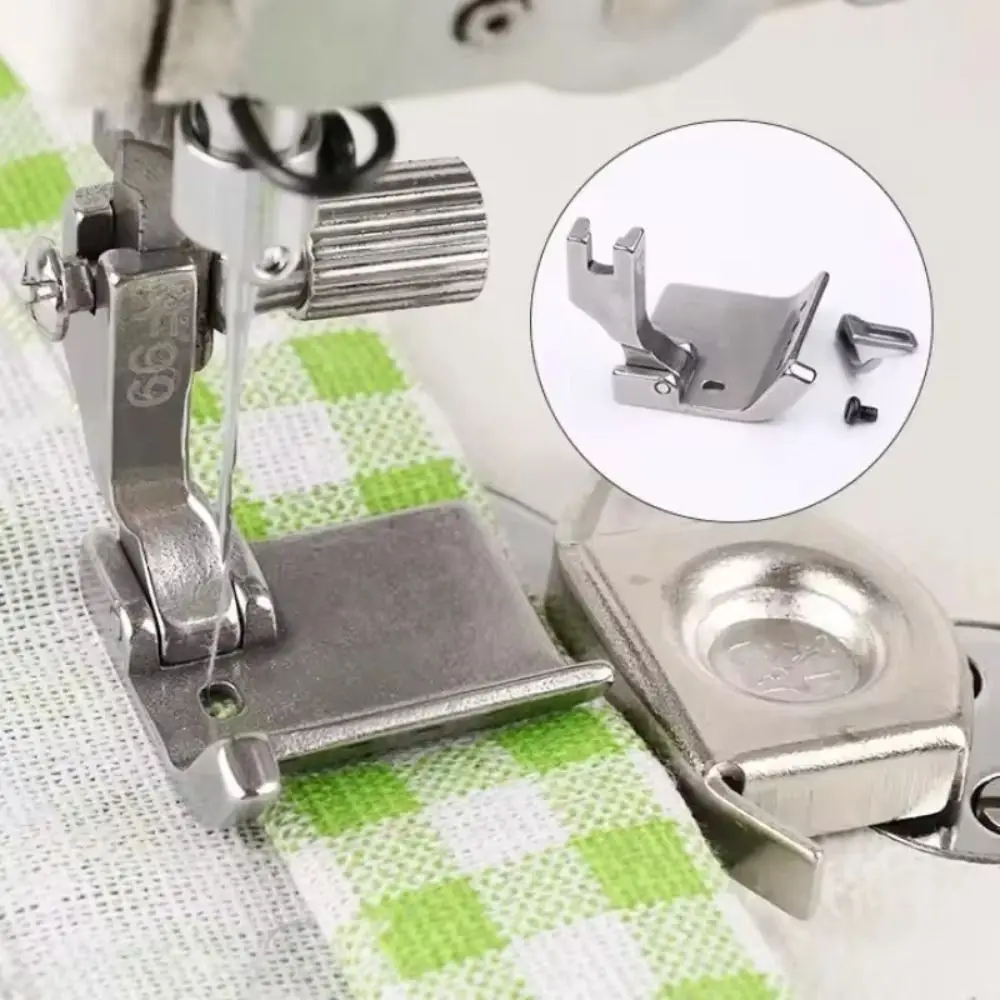 Hemming Folded Adjustable Presser Foot Multifunctional T 9 Embedded Line Sewing Accessories Sewing