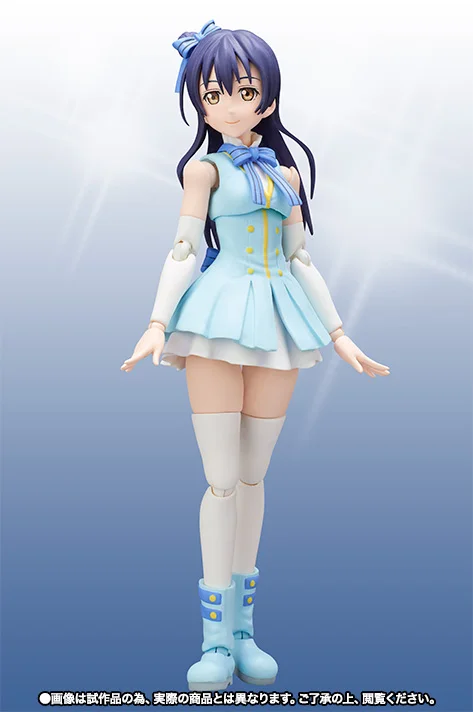 Bandai Original SHFiguarts LoveLive! Sonoda Umi Action Figure Active Joints Model Hobbies Collectible Gift