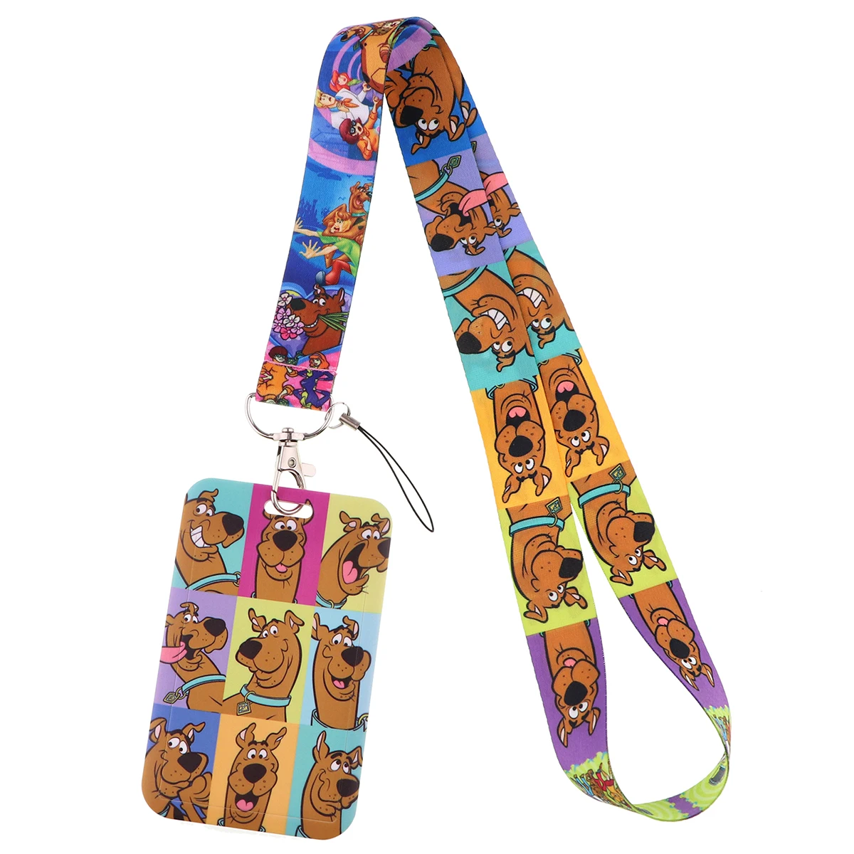 Funny Dog Lanyards Keychain DIY Cell Phone Straps USB ID Card Badge Holder Keyring Belt Strap Hanging Rope Lariat Keycord