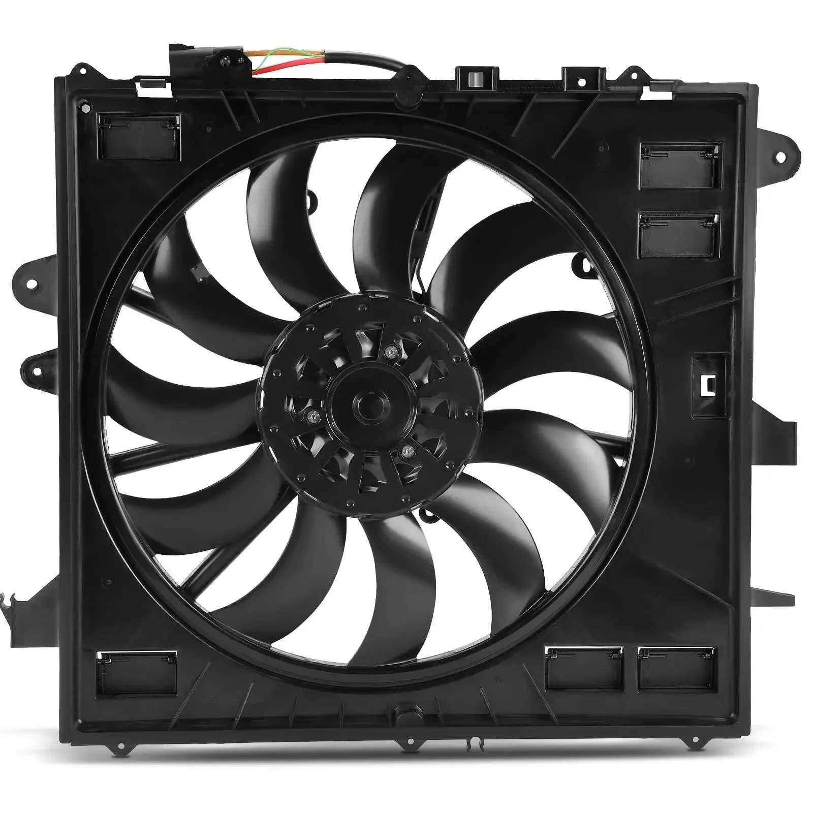 مجموعة مروحة تبريد الرادياتير متوافقة مع ATS 2016-2018 V6 3.6L تحل محل 84100128 GM3115292