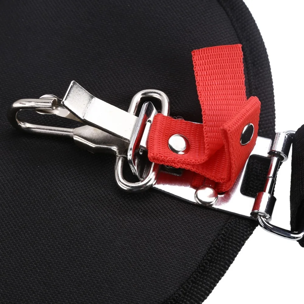 Durable Black Double Shoulder Strap Adjustable Nylon Brush Cutter Harness Padded Heavy Duty Mower Belt