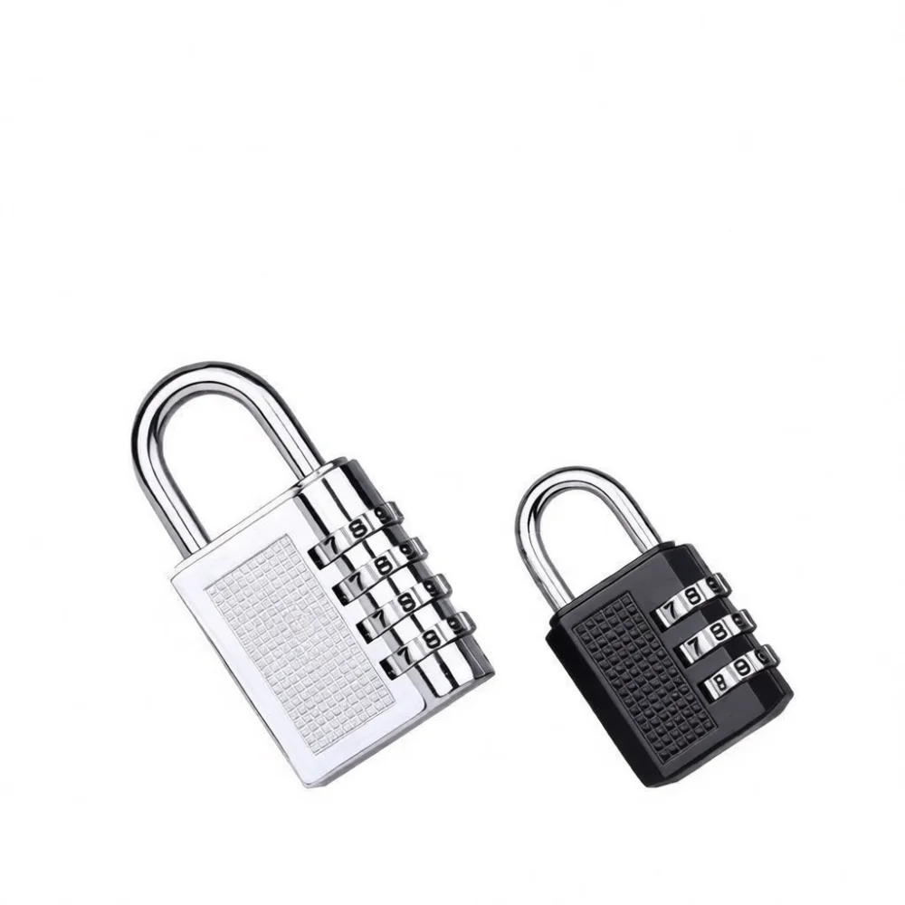 Heavy Duty Combination Padlock Waterproof Zinc Alloy Travel Suitcase Locker Security Lock Anti Theft Mechanical Tool