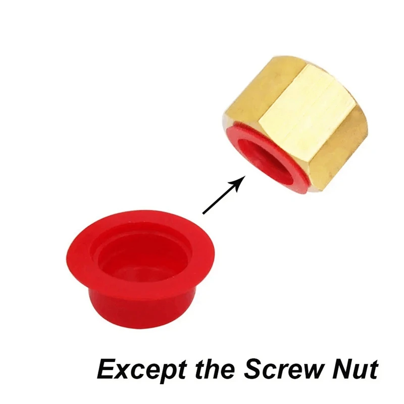 AD24-пылезащитная резиновая крышка, красная защитная крышка для гибкой трубы, цилиндр CO2, штифтовый клапан для машины для газированной воды, машина для газированной воды