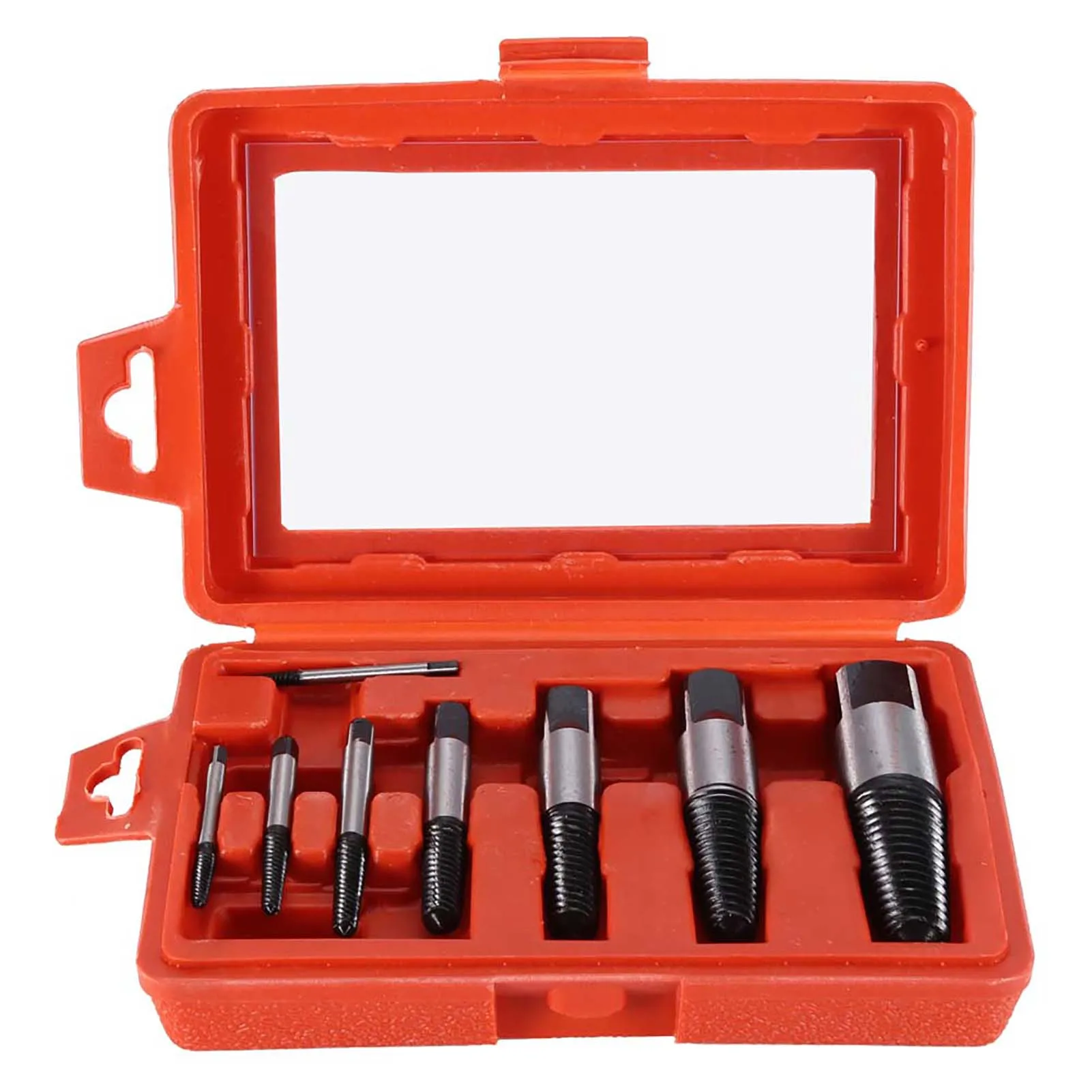 8Pcs Broken Damaged Water Pipe Screw Bolt Extractor Remover Easy Out Set Broken Screw Extractor Bolt Remover