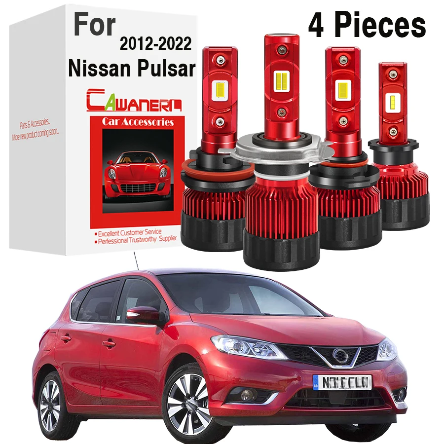 

Передняя светодиодная фара для Nissan Pulsar (C13) Hatchback 2012-2022, 4 х30 Вт, 12 В