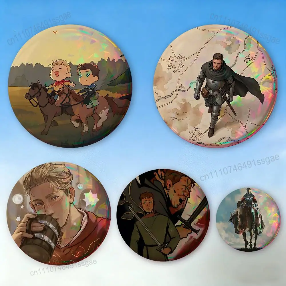 Значки-k-kingdom-come-kcd-2-мультяшные-художественные-броши-значки-пины-сувениры-рождественские-подарки-подарки-на-день-рождения
