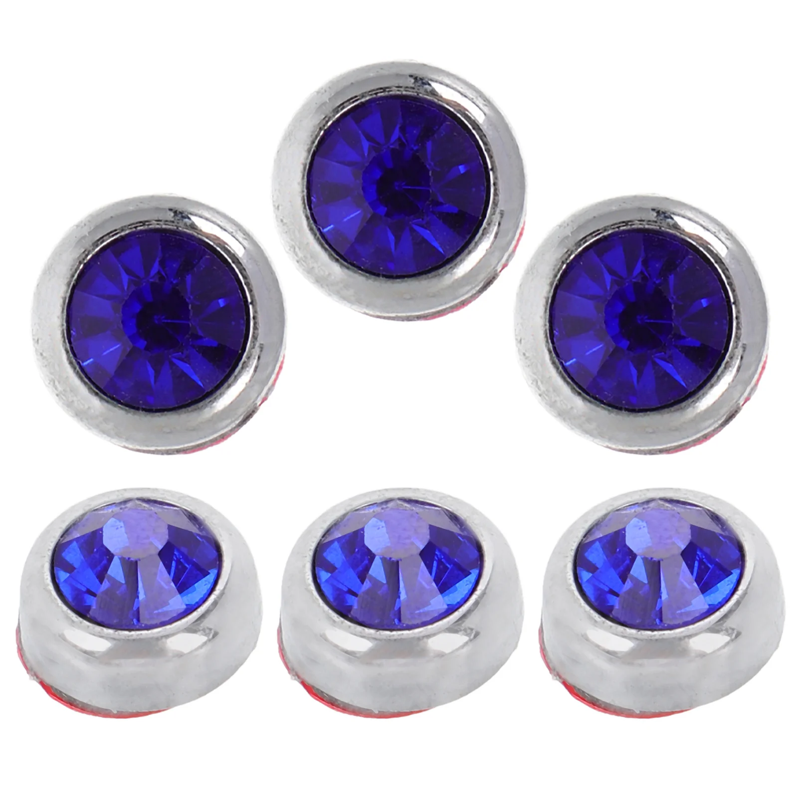 

6PCS Car Rhinestones Durable Car Decor Crystal Gems For Art Stylish Bling Crystal Gems for Interior Exterior DIY Art