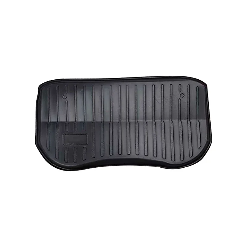 Striped front trunk mat with textured grain finish Suitable for Tesla 2021–2023 Model 3