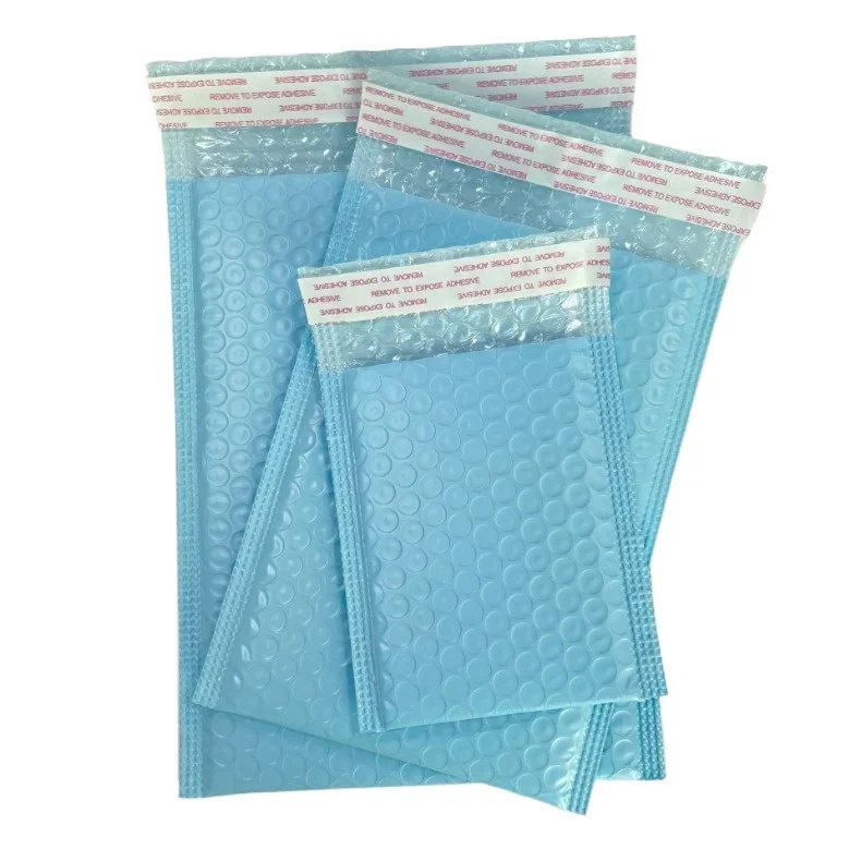 Lot d'Enveloppes à Bulles Bleues XR Rembourrées Auto-scellantes, Sacs d'Emballage Noir et Vert pour Livre, 20 Pièces