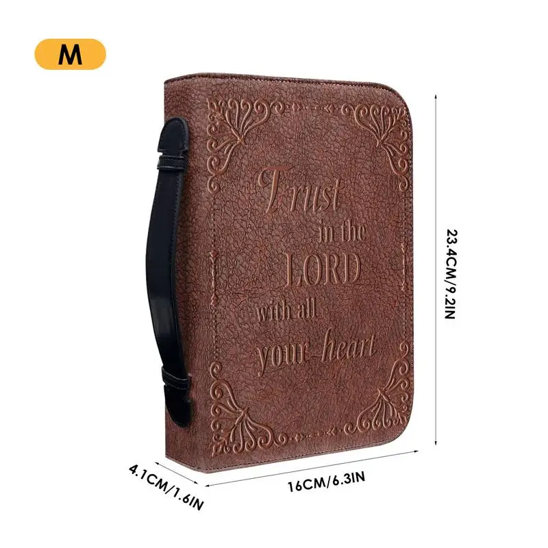 Винтажная Обложка для Библии, дневная сумка для переноски книги, портативная книга, рабочая сумка для церкви с ручкой для церкви, Библия