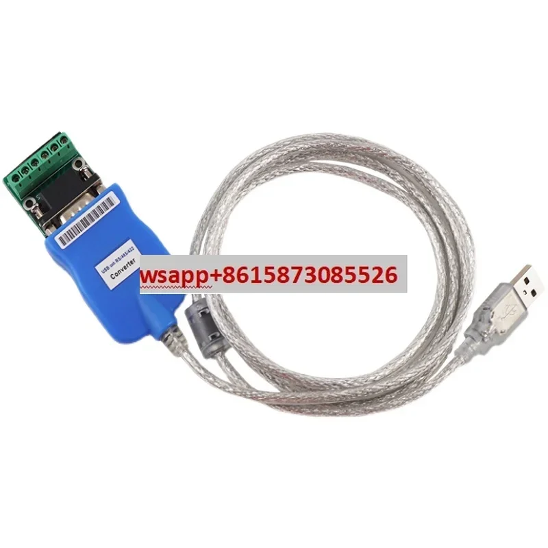 Triple lightning protection 422 communication protocol serial port adapter cable nine pin industrial grade USB to 485 converter