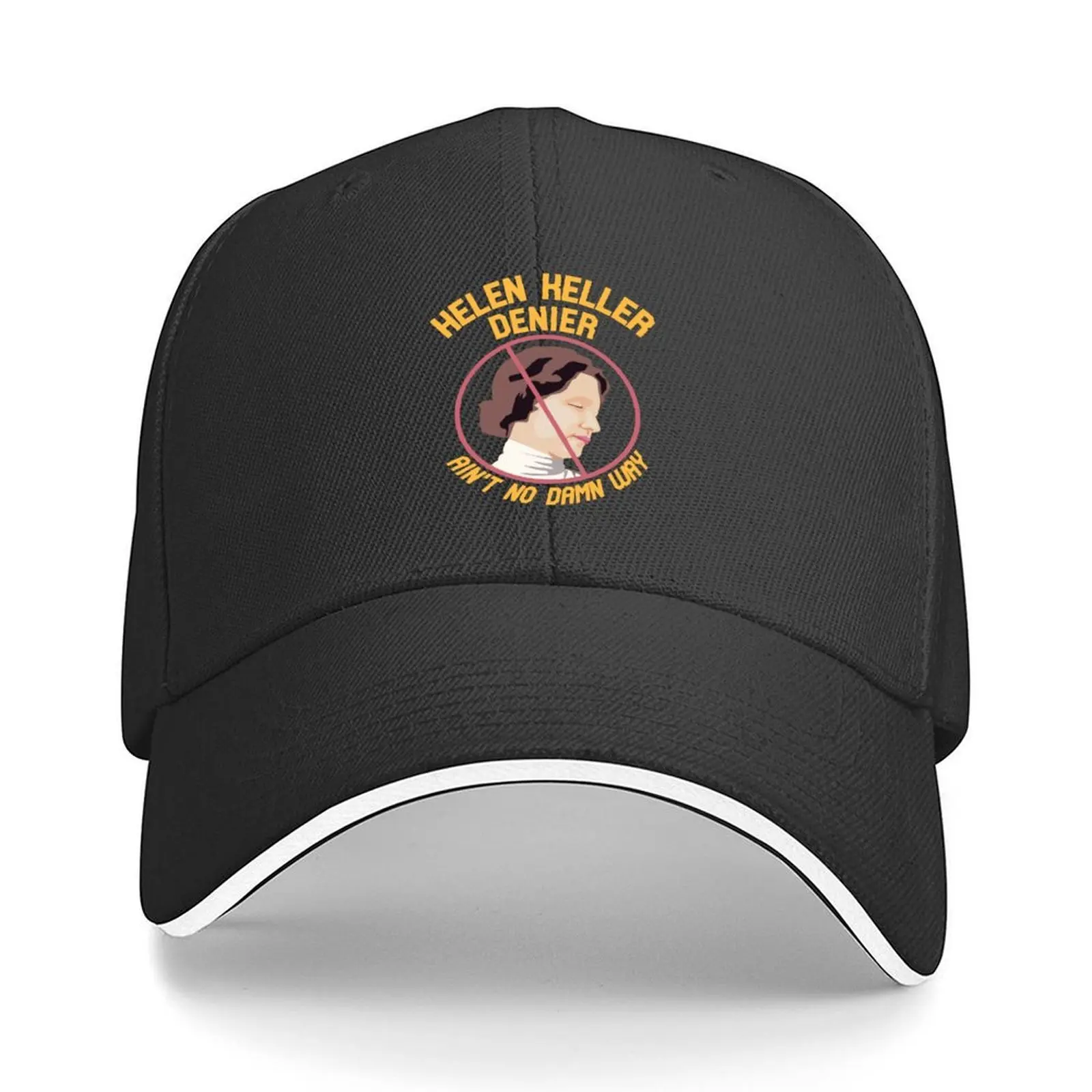 

Helen Keller Denier Baseball Cap New Hat Luxury man cap Male hat Rugby Women's Hats For The Sun Men's