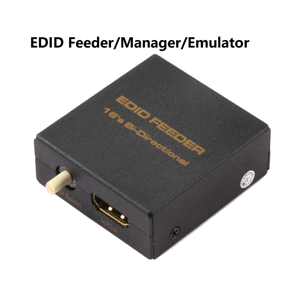 

4K HDMI-compatible EDID Emulator DTS LPCM AC3 16 Ways 1.4 HDMI-compatible EDID Feeder Manager Self-Powered for DVD HDTV Soundbar