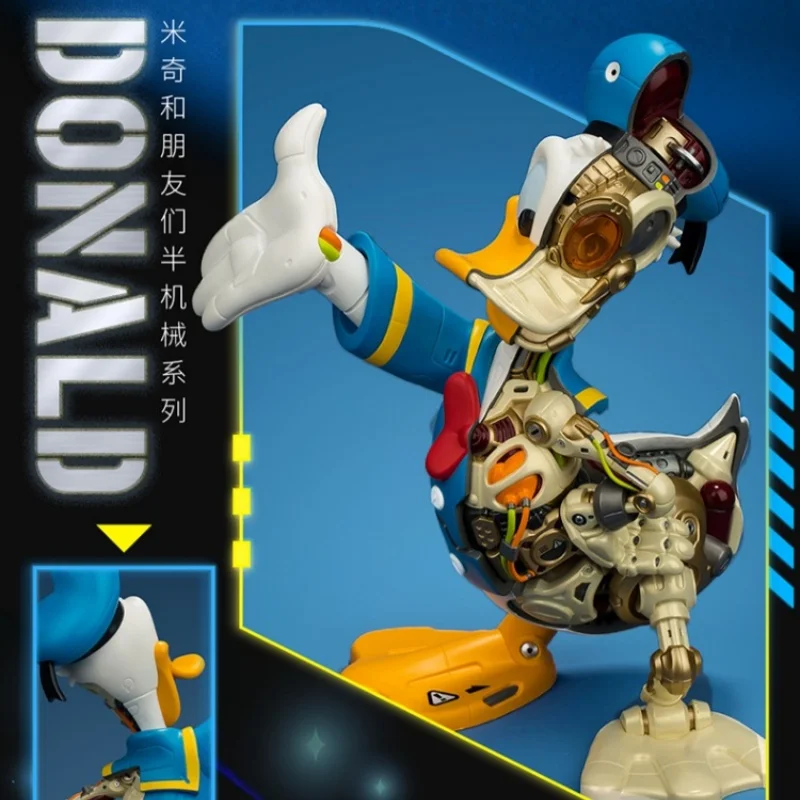 

Hot Selling Mickey And Friends Semi Mechanical Series Collection Characters Peach Pink Mickey And Donald Duck Desktop Display