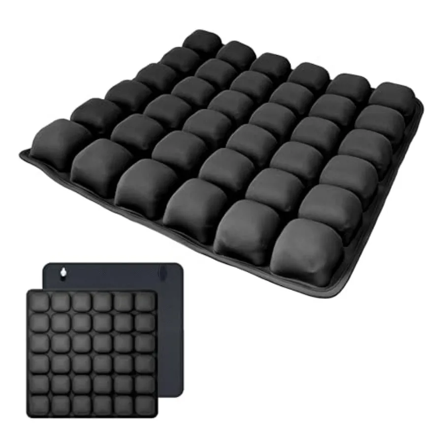 

Надувная 3D-подушка для путешествий, облегчающая боль в копчике при полете, с эргономичной поддержкой, противоскользящим дном и встроенным насосом