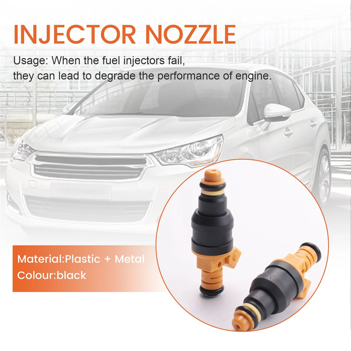 

Прочный комплект автомобильных топливных форсунок из 4 предметов, подходит для Peugeot 405 505 Volvo 240 244 245