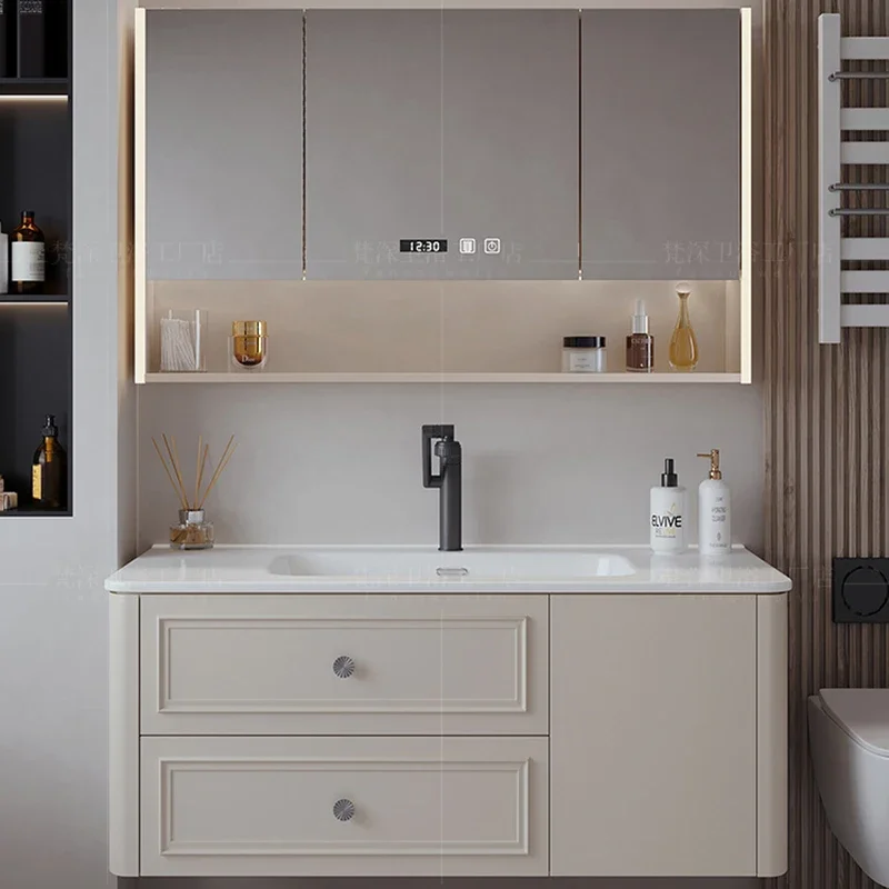 Wall Pharmacy Cabinet Bathroom Sinks Narrow Vanity Wc Saving Washbasin Open Cabinets Column Meuble Salle De Bain Storage Floor