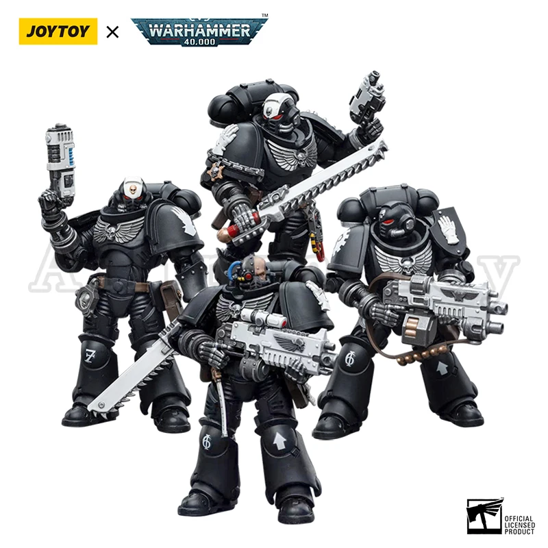 

JOYTOY 1/18 Action Figure (4PCS/SET) 40K Iron Hands Intercessors Anime Military Model