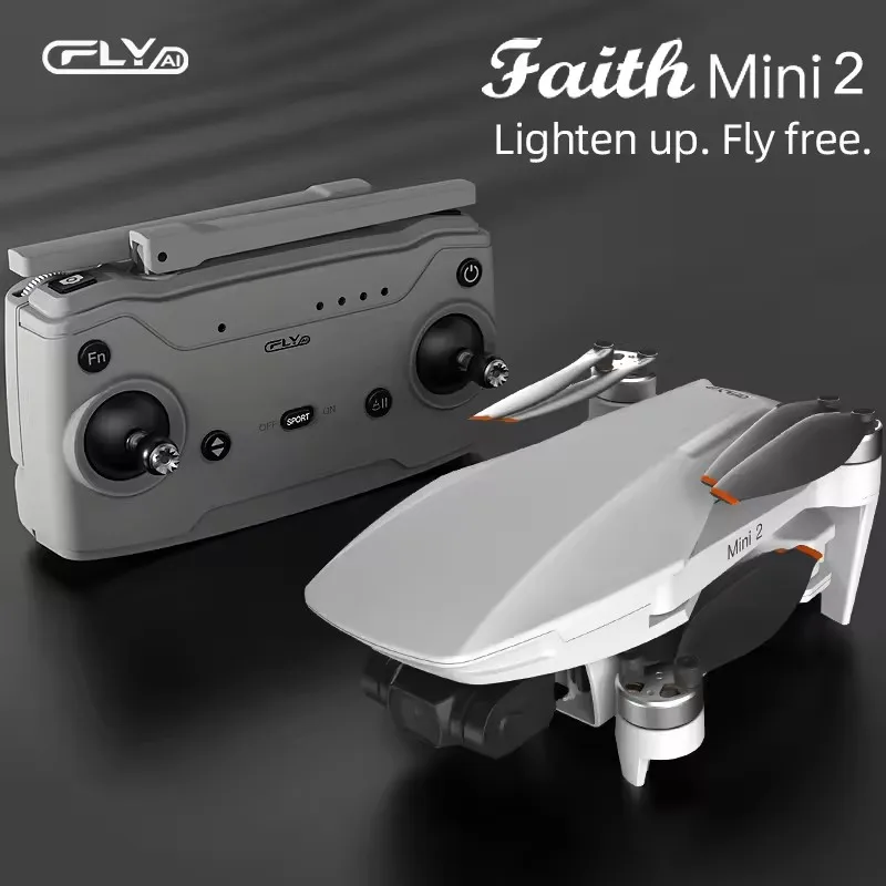 C-FLY Faith Mini2 Drone 4K HD كاميرا 3-Axis Gimbal 249g 5G Wifi GPS FPV بدون فرش قابلة للطي أجهزة الاستقبال عن بعد CFLY Faith MINI 2 Dron