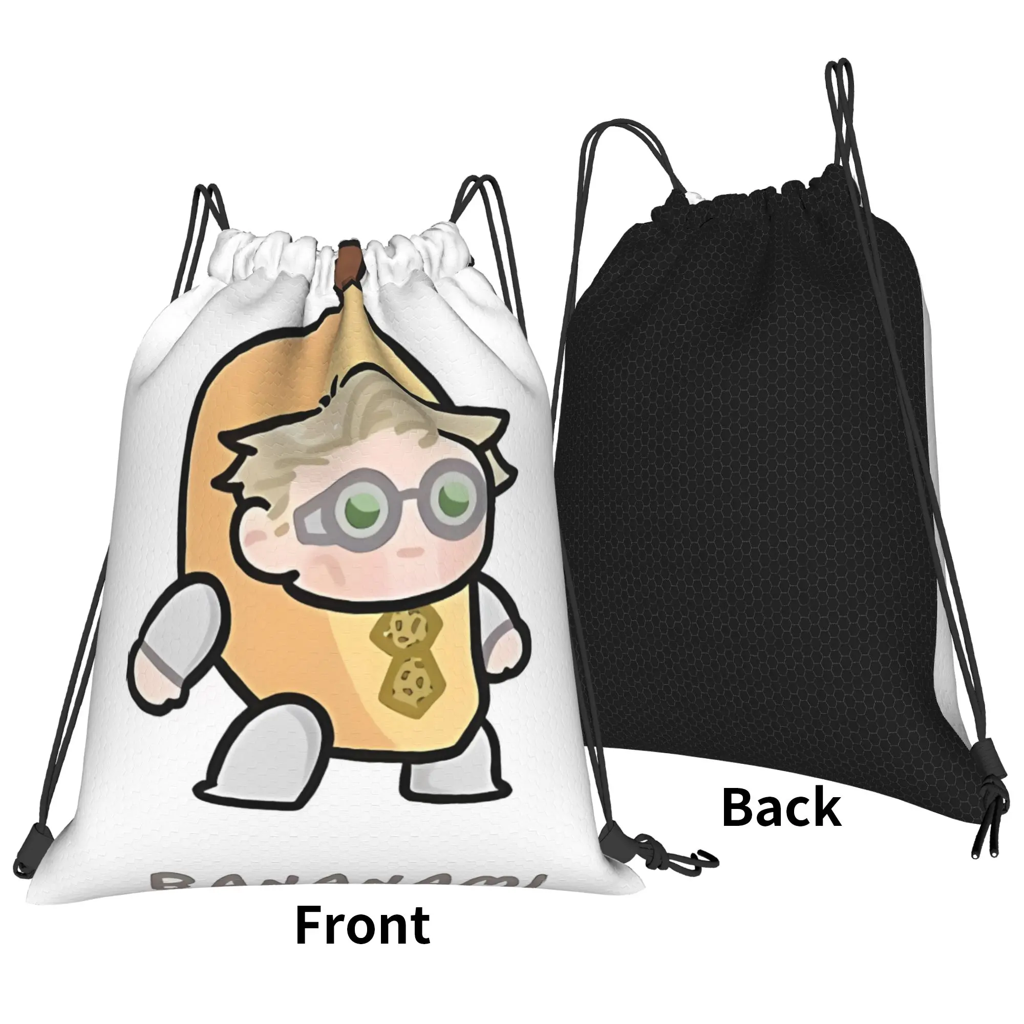 Bananami jJujutsu Kaisenn Portable Sports Riding Gym Drawstring Storage Sporty Backpacks